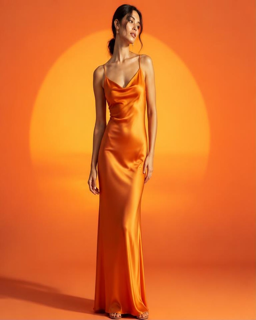 Tangerine Two-Piece Set